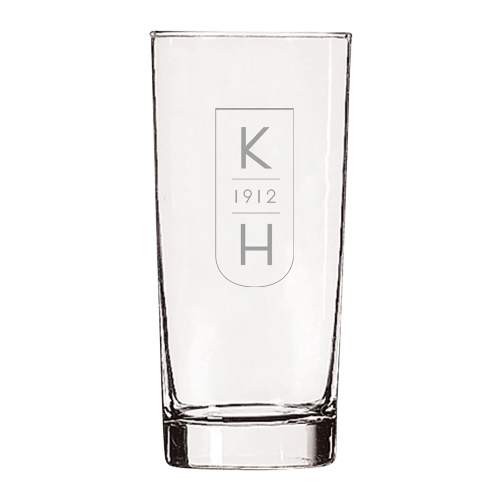 15oz. Heavy Base Cooler Glass 1