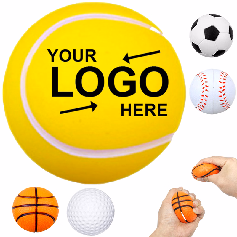 Multi Sport Ball Shaped PU Stress Relief Fidget Toy