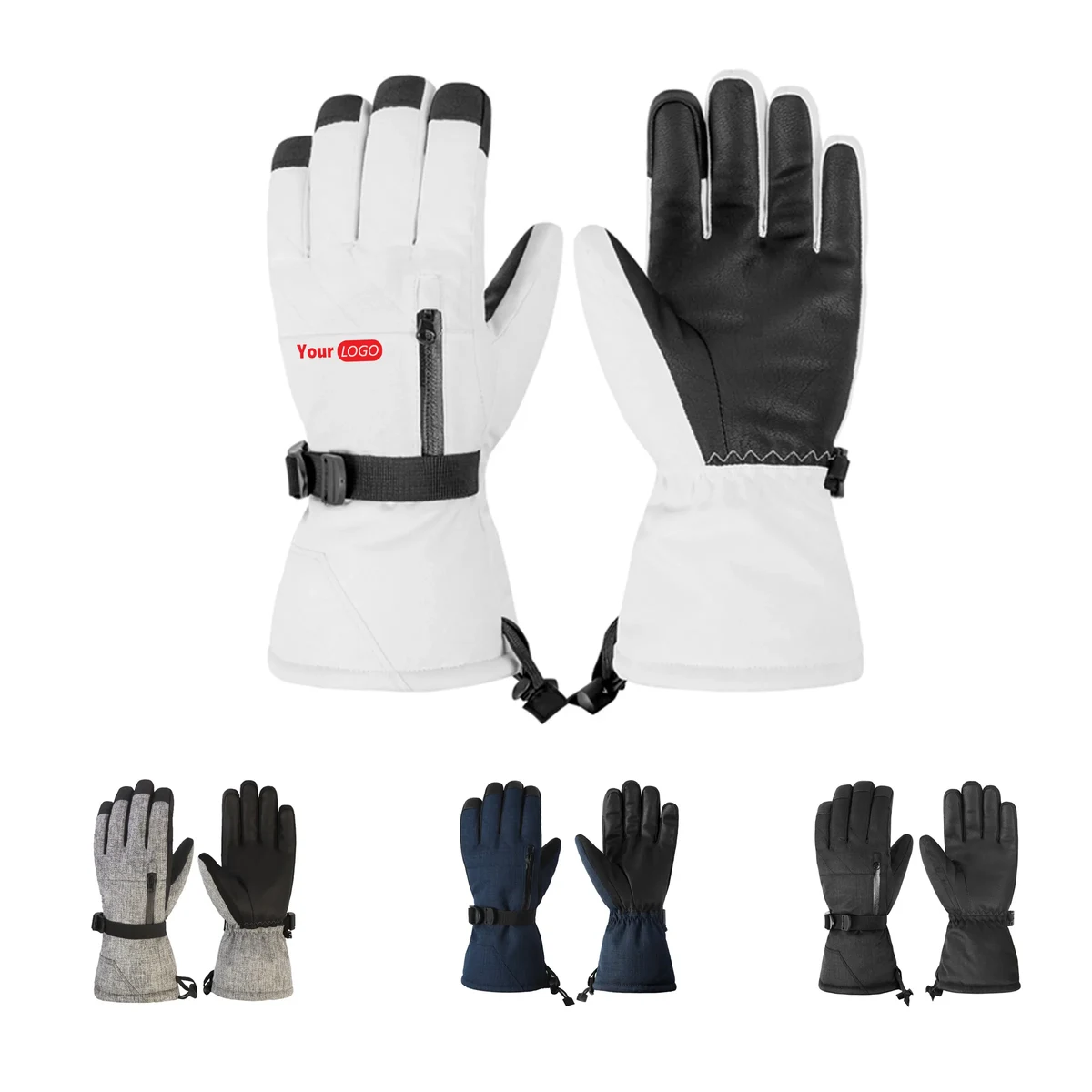 Winter Warm Waterproof Touchscreen Ski Gloves 1
