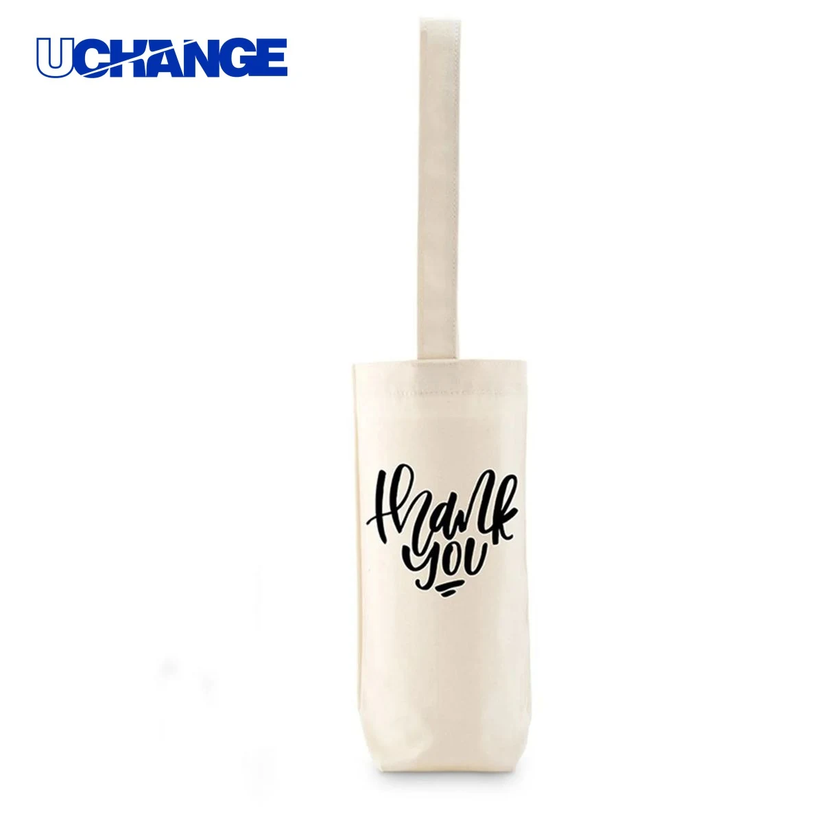 Custom Wine Tote Canvas Bag Container, custom tote bag with logo imprint 1
