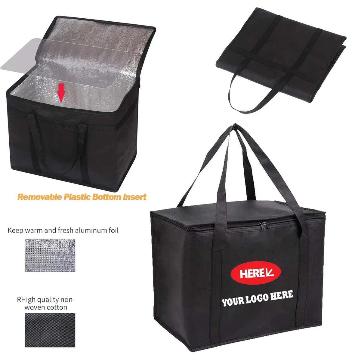 Large Insulated Grocery Shopping Bag 1