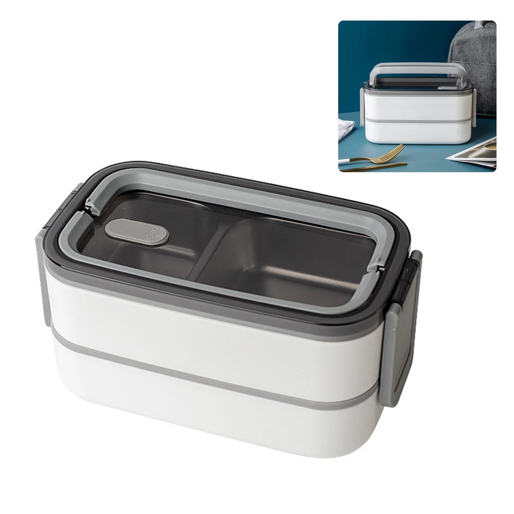 Double Layer Insulated Bento Box Portable-C 1