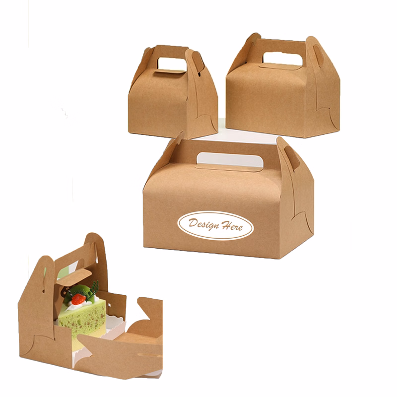 Kraft Paper Bakery Cake Packaging Box