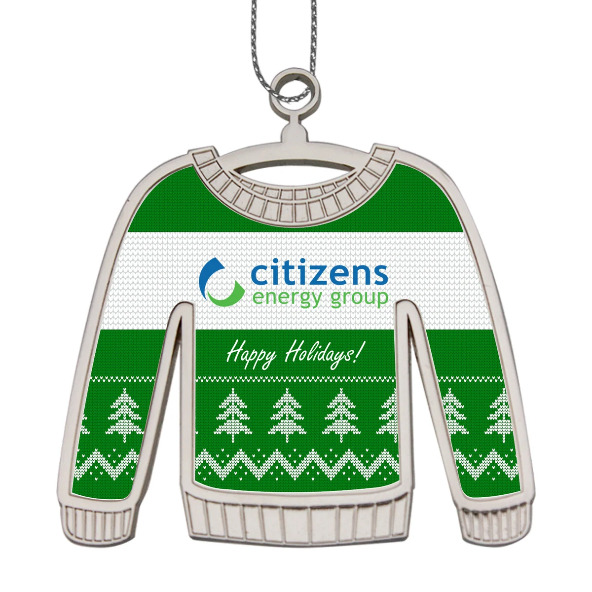 Ugly Sweater Holiday Ornament 1