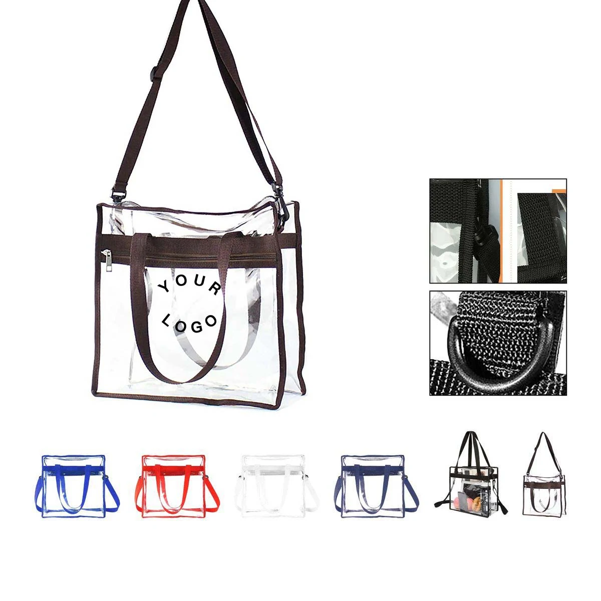Approved Clear PVC Tote for Stadium Entry 1