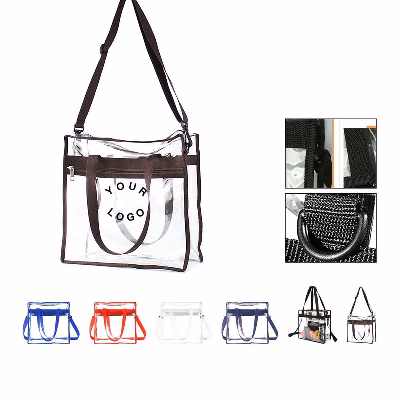 Approved Clear PVC Tote for Stadium Entry
