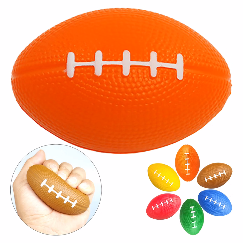 Fun Rugby Shaped Stress Balls
