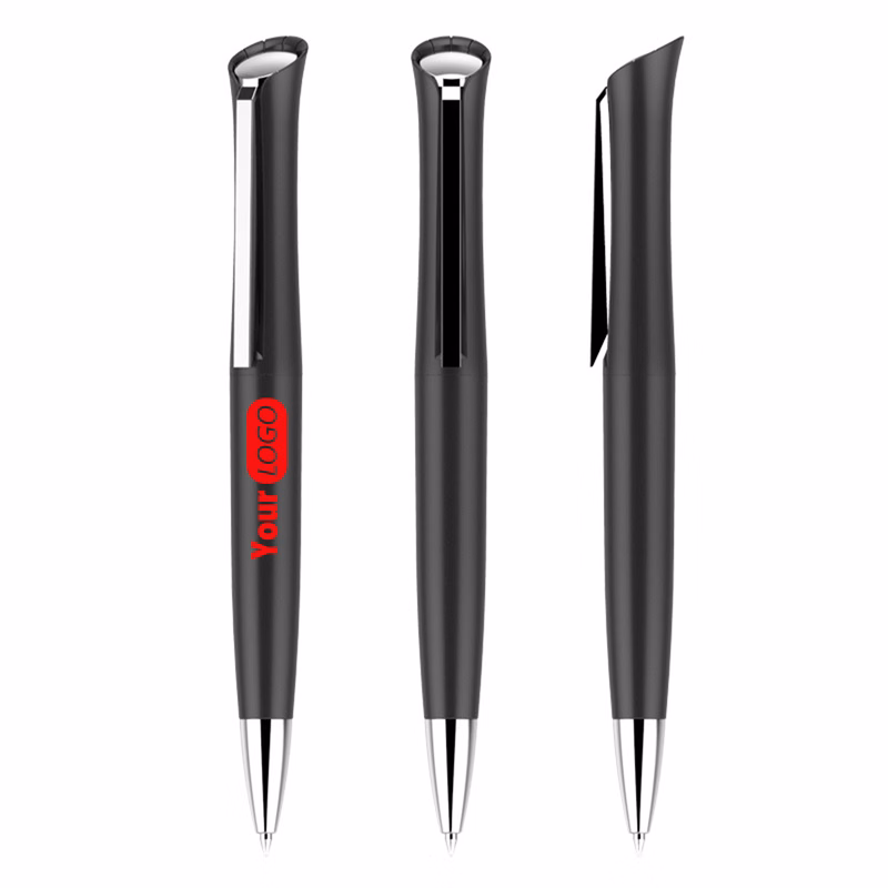 Steel Simple Business Twist Ballpoint Pen