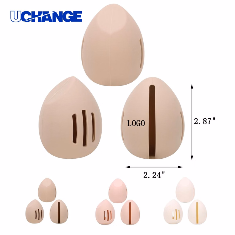 Travel Water Drop Silicone Beauty Egg Storage Case