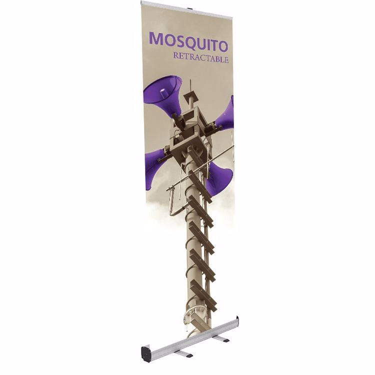 Mosquito 800 Silver Retractable Banner Stand