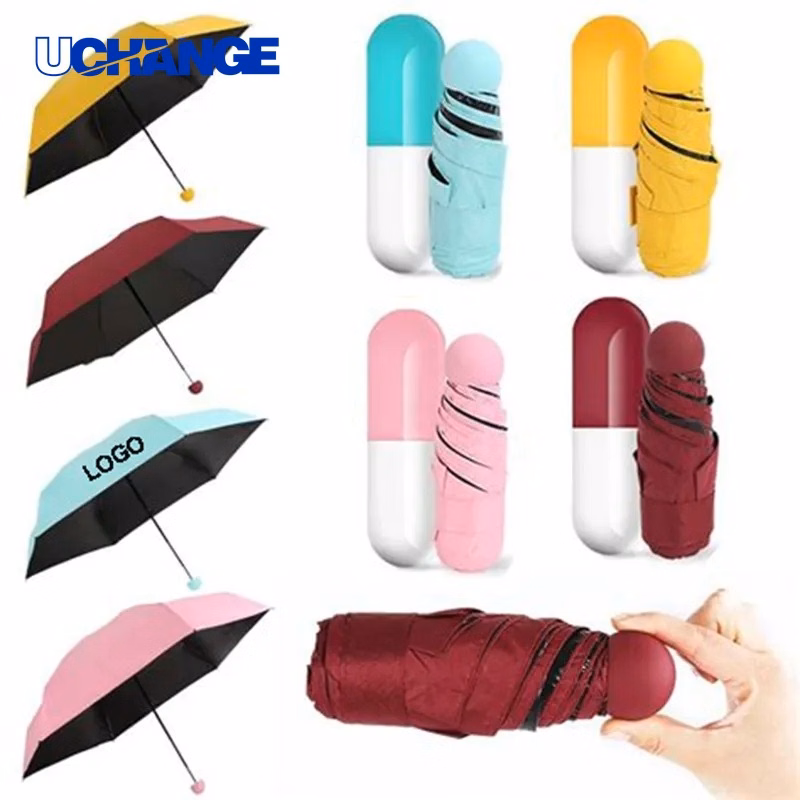 Mini Capsule Pocket Umbrella for Travel