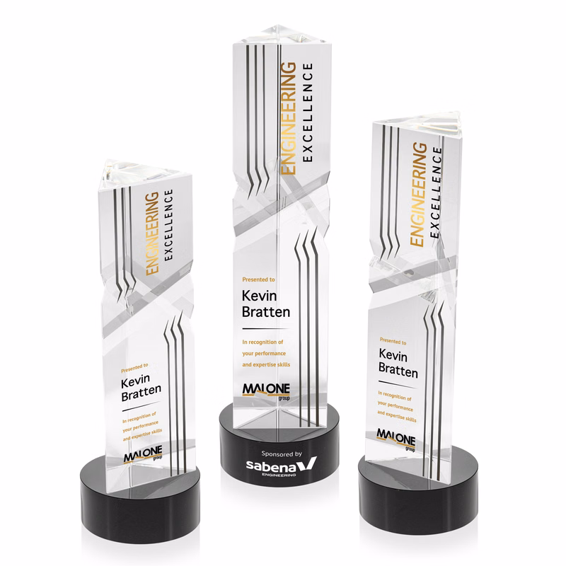 Oakham VividPrint™ Award on Stanrich Base - Black