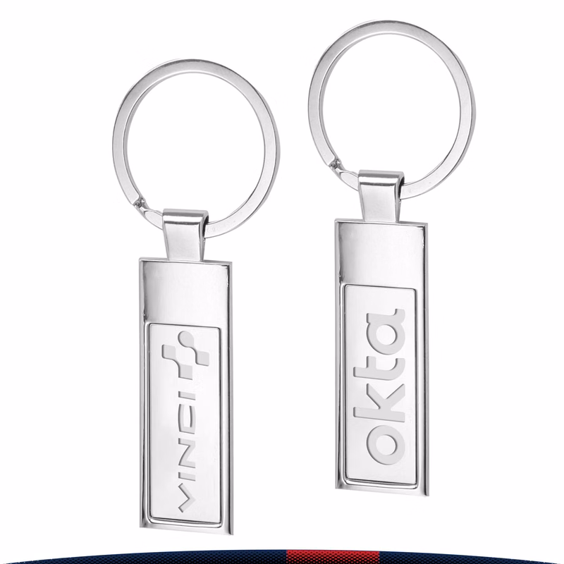 Parly Rectangular Keychain
