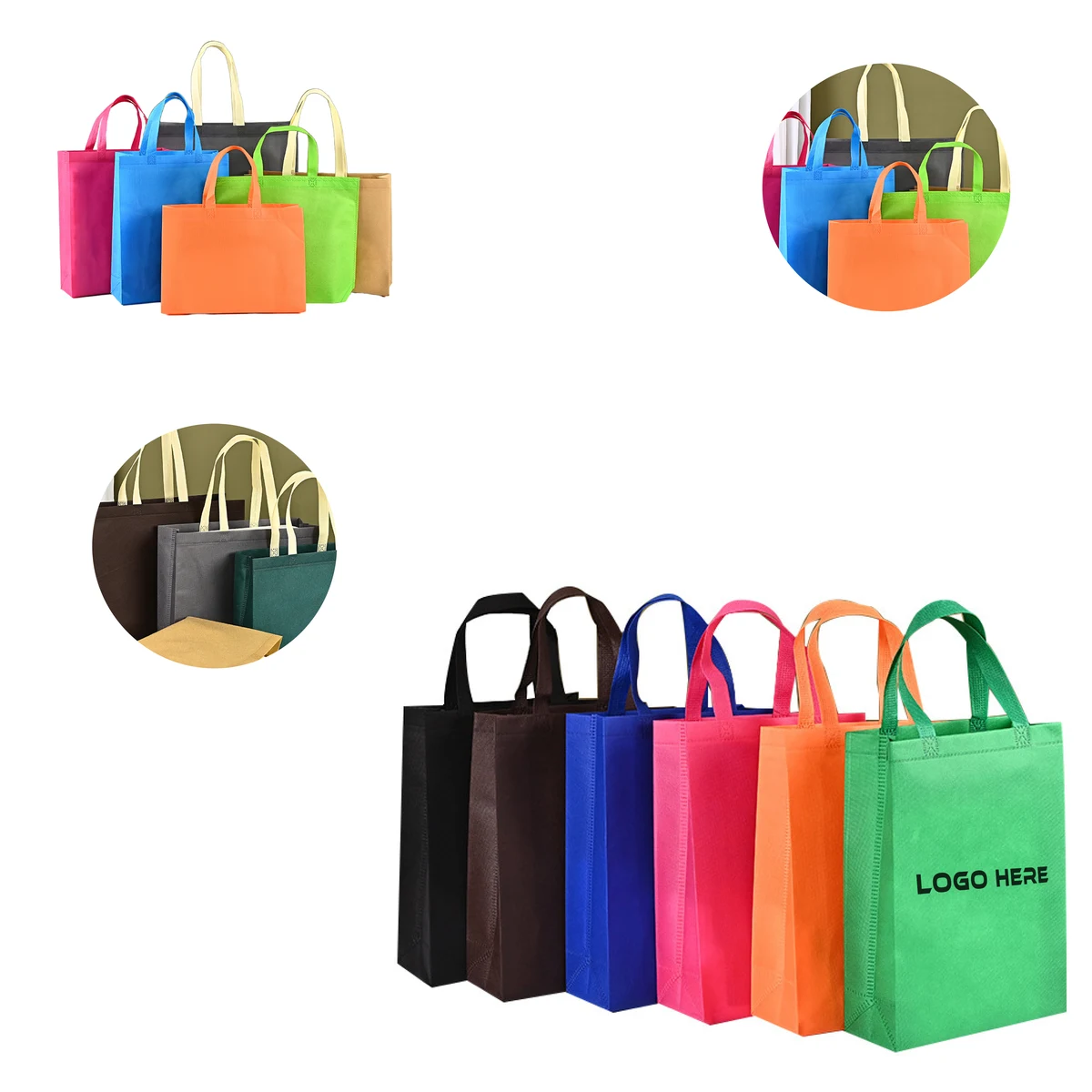 Non-Woven Shopping Tote Bag Large Size 1
