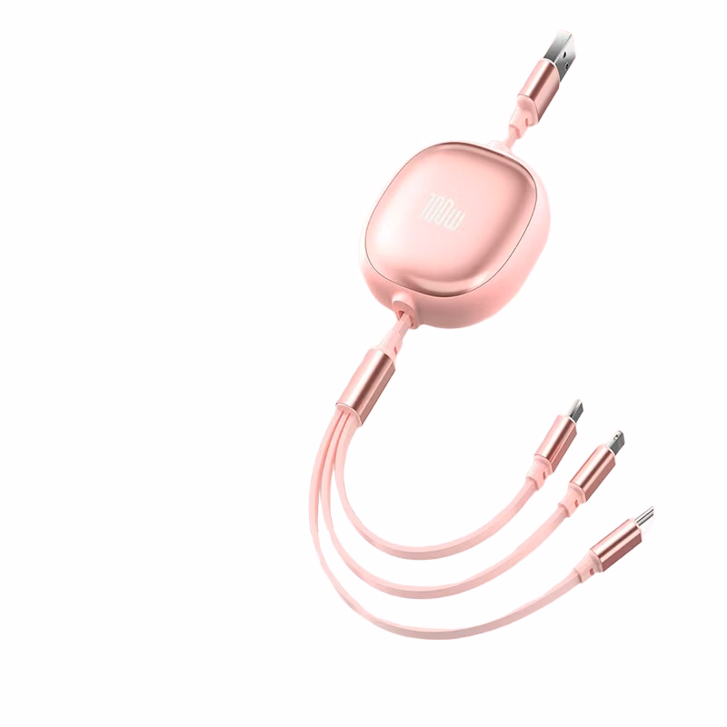 Durable Aluminum Triple Charging Cable
