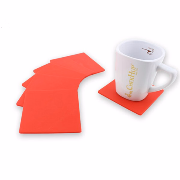 Square Heat Insulation Silicone Coasters