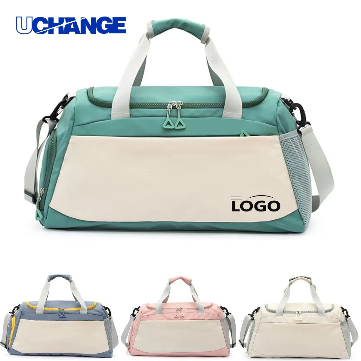 Unisex Gym Duffel Bag with Shoe Compartment 1