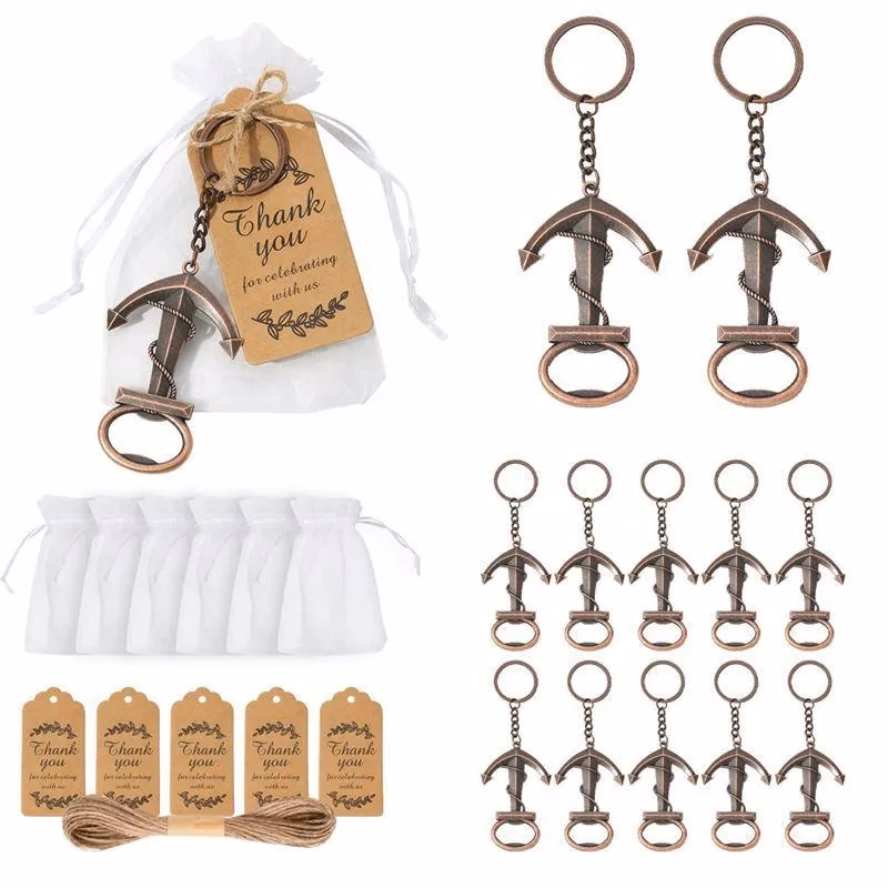 Ship Anchor Keychain Bottle Opener