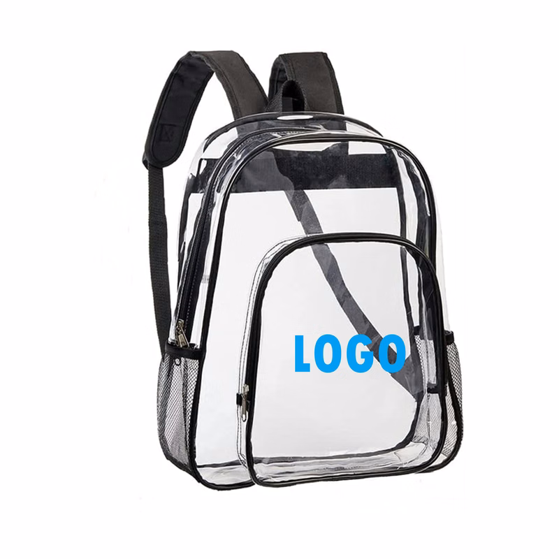 Clear Backpack With Reinforced Strap