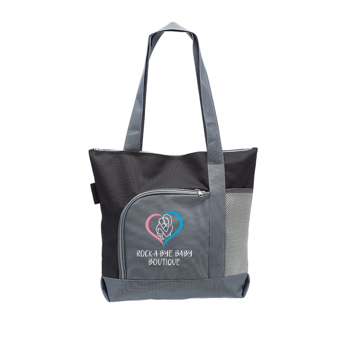 Pioneer Two-Tone Tote Bag (Full Color Imprint) 1