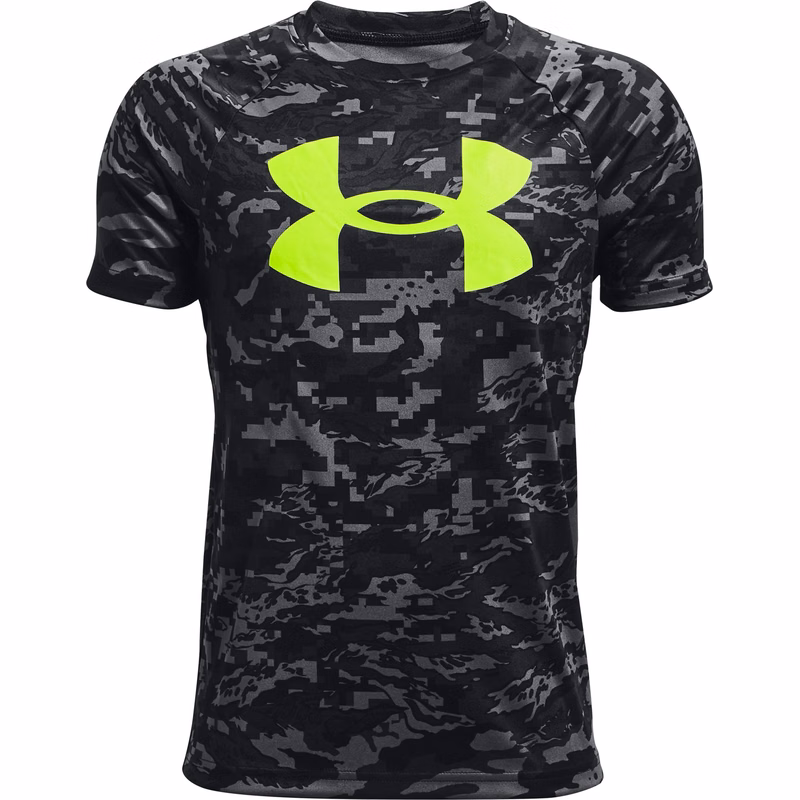 UA Tech Big Logo Printed Boys' Short Sleeve