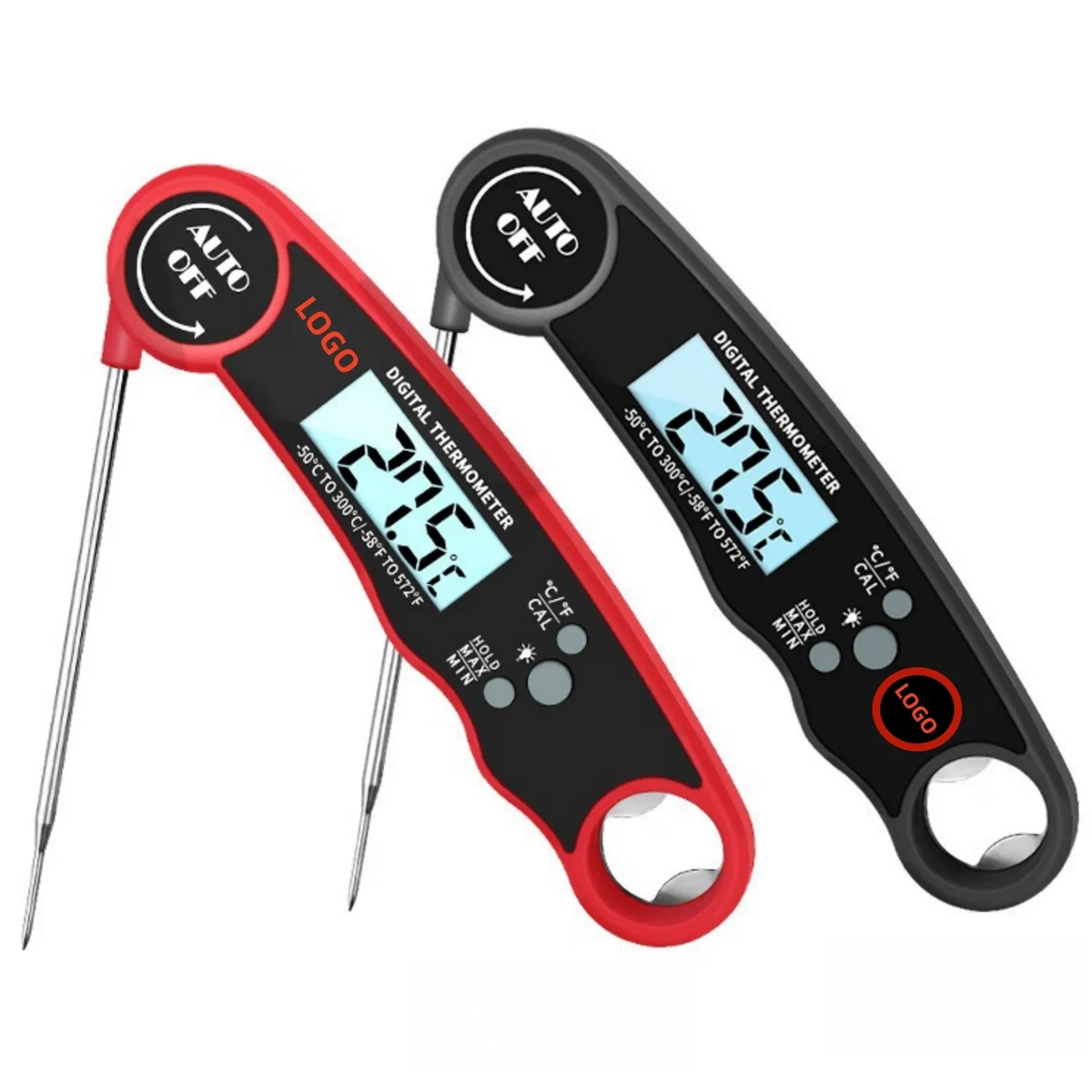 Digital Barbecue Thermometer Folding Probe 1