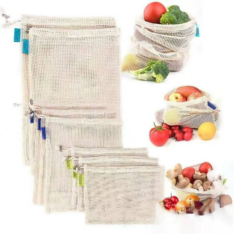 Cotton Mesh Reusable Bag 1