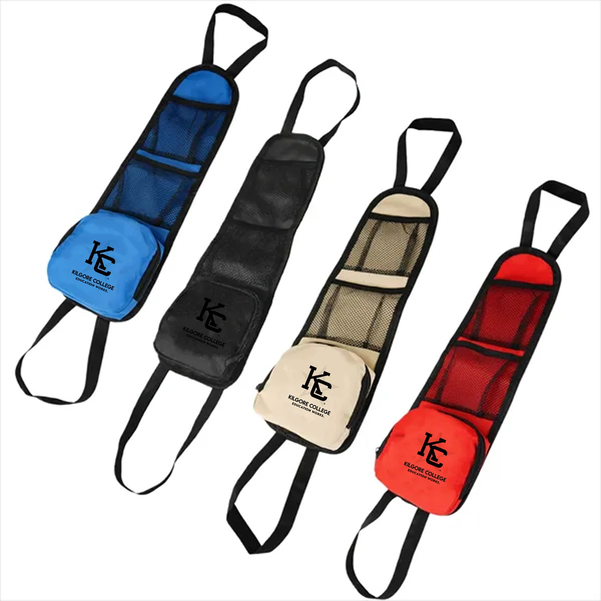 Black Car Seat Storage Bag ?C Multi-Pocket Organizer 1