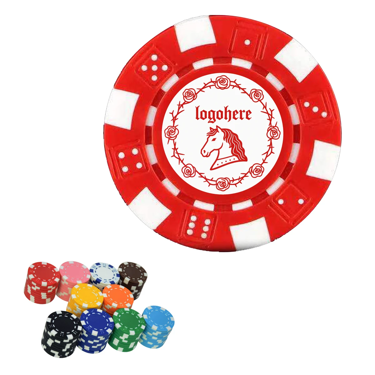 MOQ 100 Casino Grade 11.5g ABS Poker Chips 1