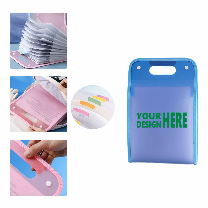 MOQ 50 Multi Layer Student File Organizer Accordion Folder