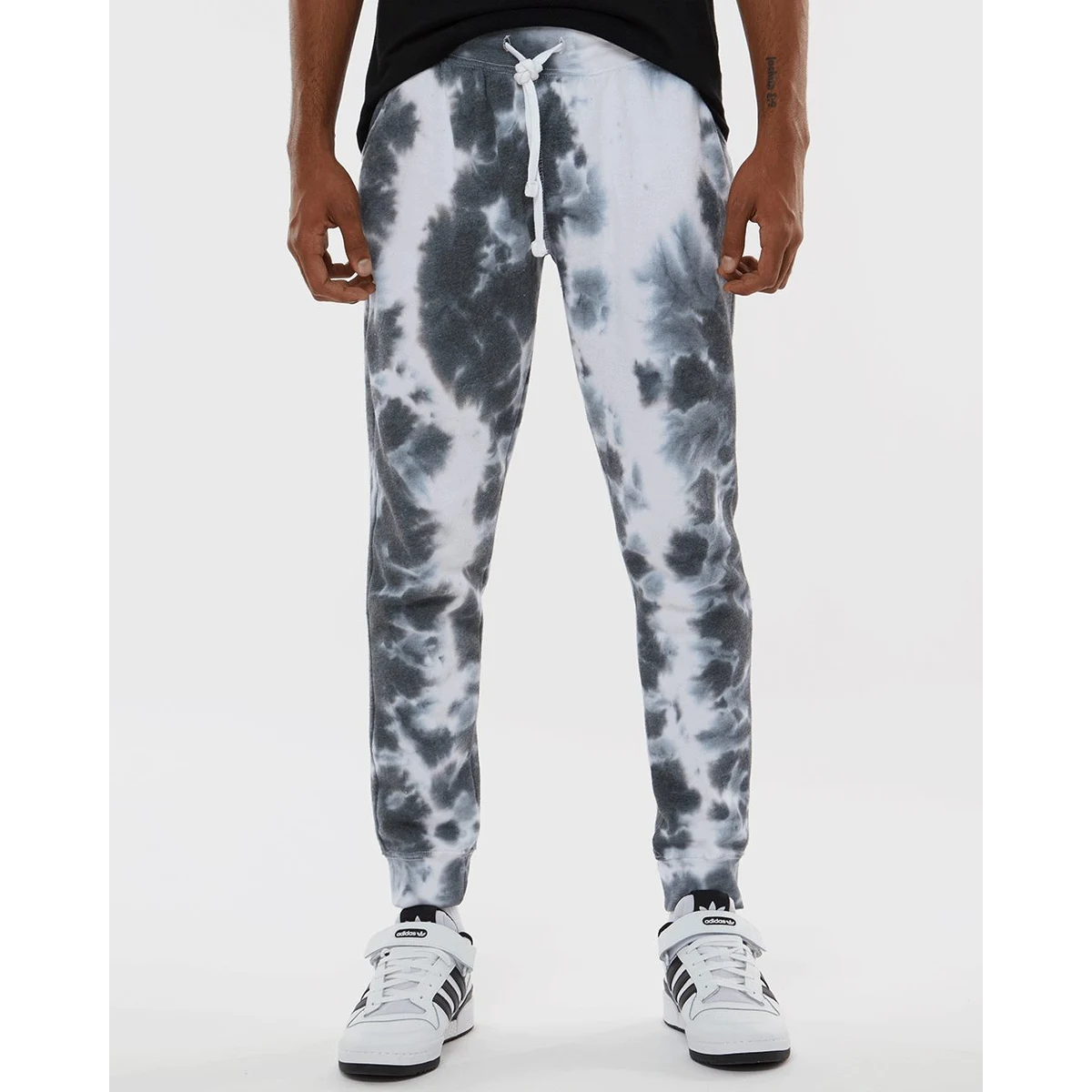 Unisex Tie-Dyed Fleece Joggers - 8884 1