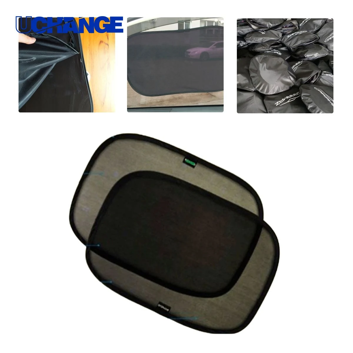 Custom PVC Static Cling Car Window Sunshade 1