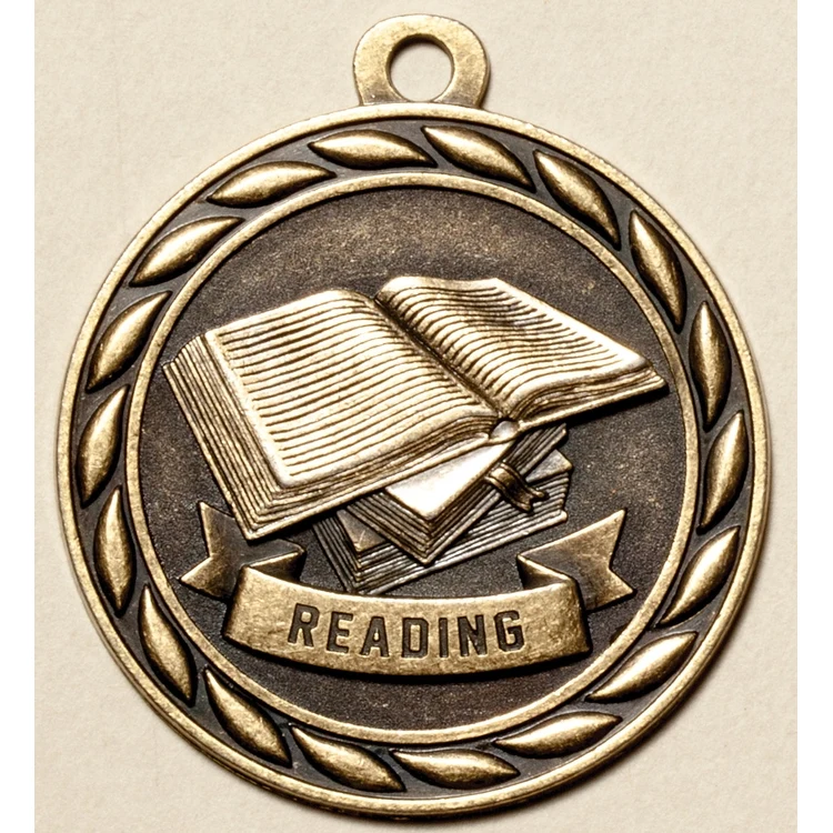 Reading Medal, 2" 1