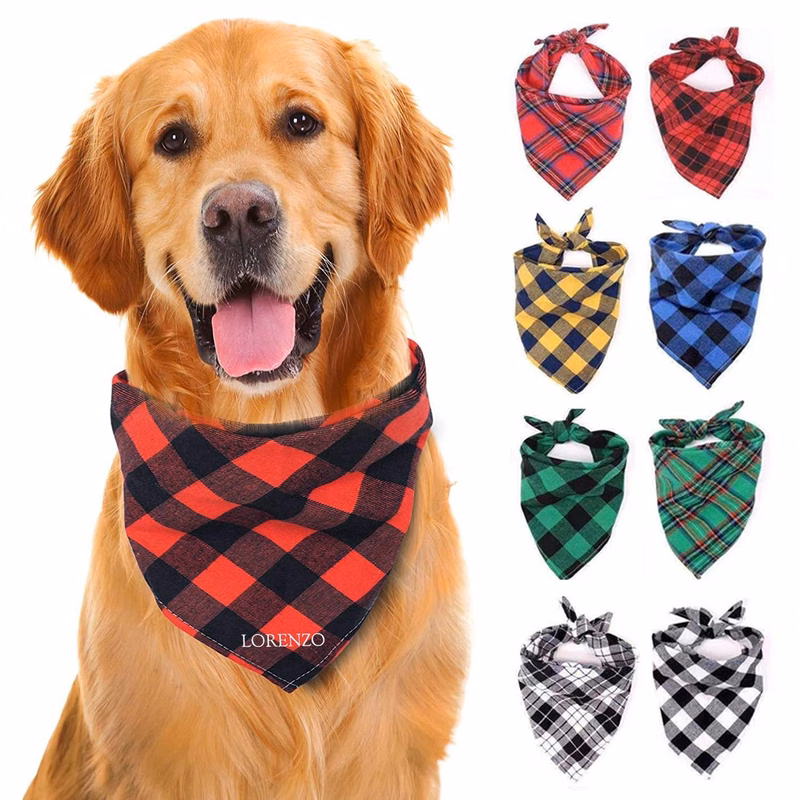 Large Pet Scarf Triangle Bandana