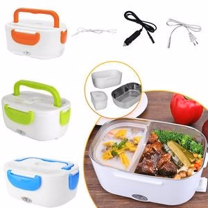 110V/220V/12V 2 In 1 Car Home Electric Lunch