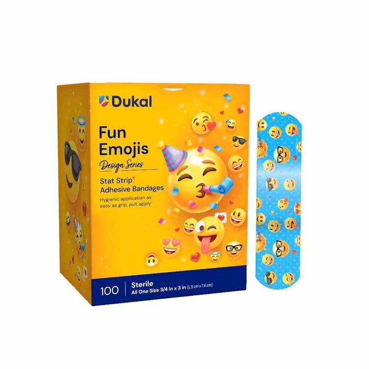 Faun Emojis Adhesive Bandages 3/4" x 3"
