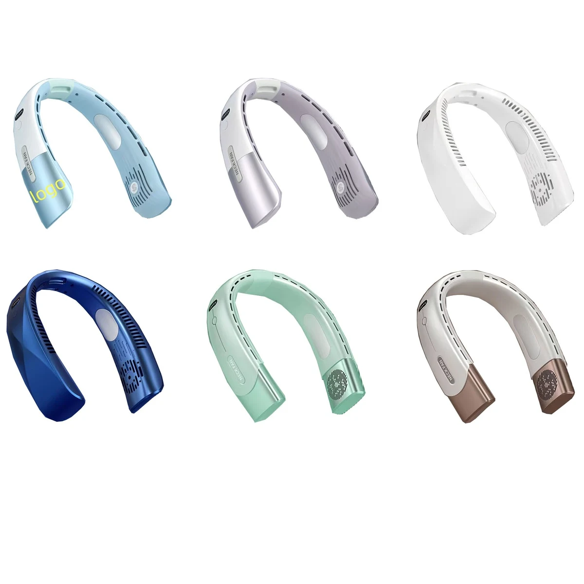 Hands-Free Bladeless Neck Fans For Travel & Walking & Hiking & Camping & College & Sport & Gym 1