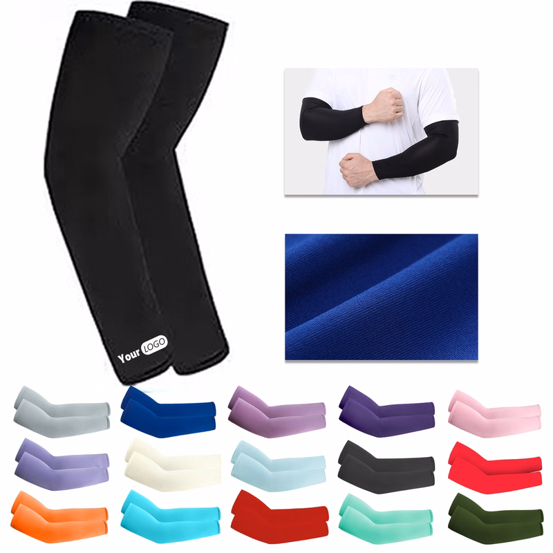 Polyester Cooling Sun Protection Arm Sleeves