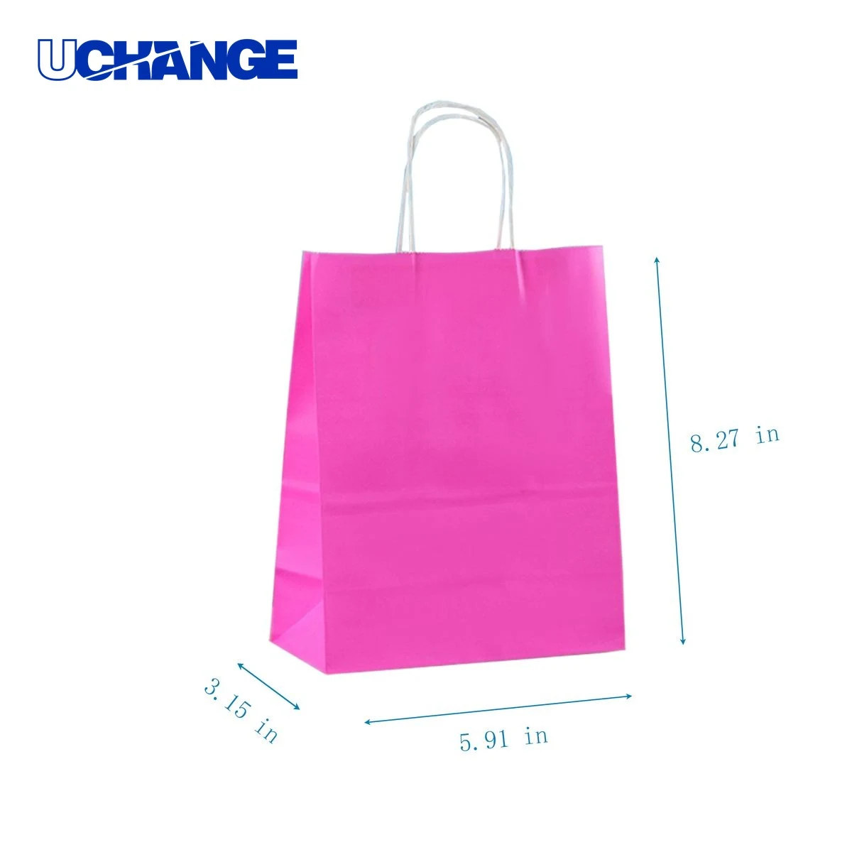Kraft Paper Gift Bag with Handles 1