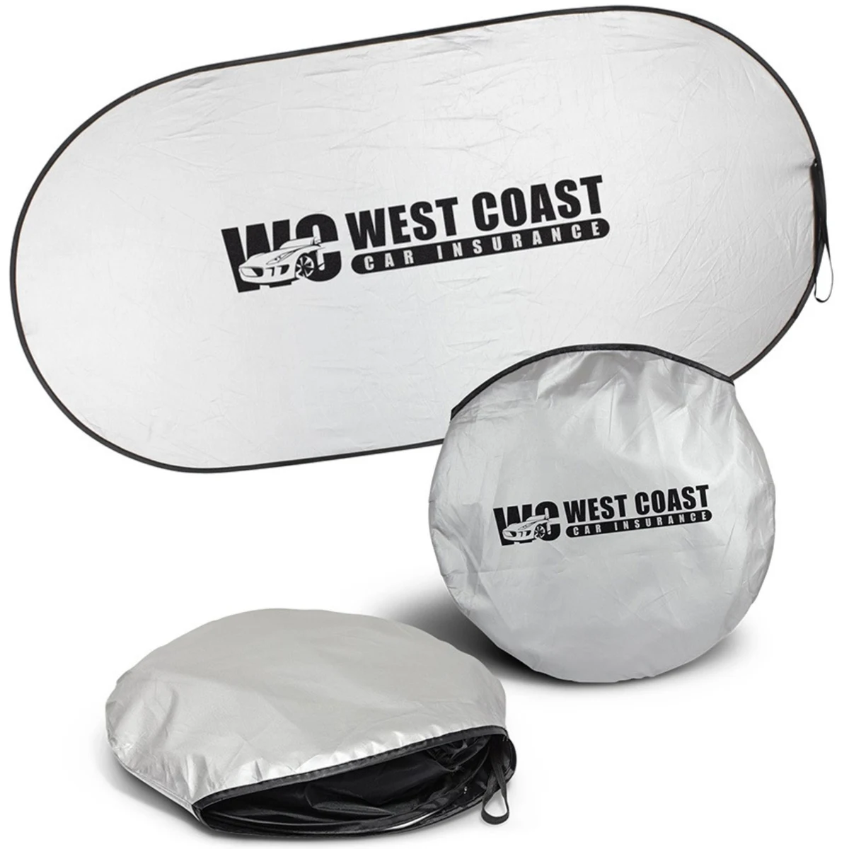 Single Panel Folding Car Sun Shade 1