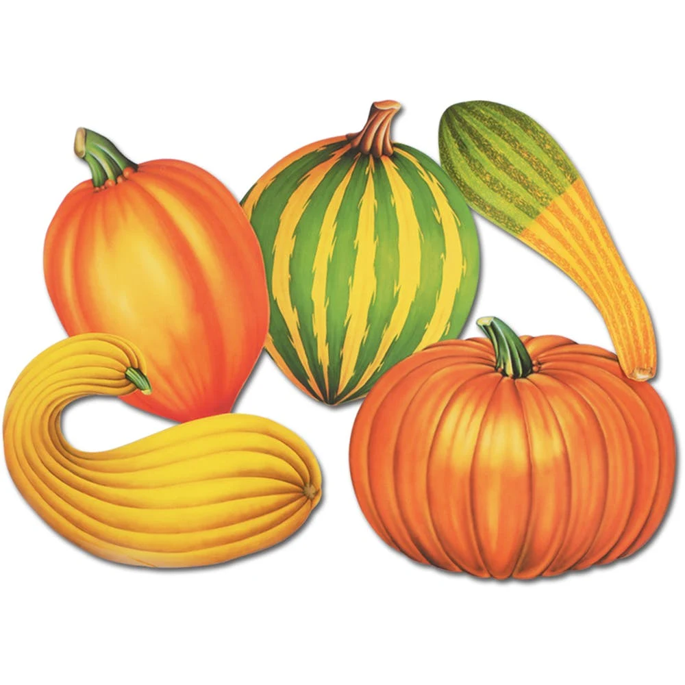 Fall Cutout Decorations - Gourds 16" 1