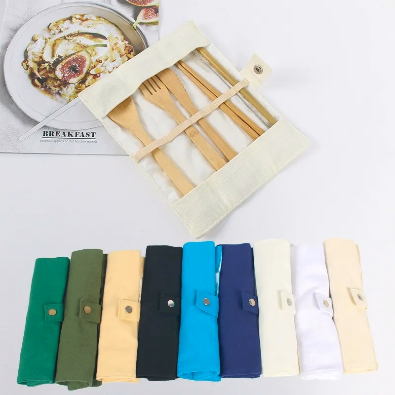 Bamboo Cutlery Travel Set