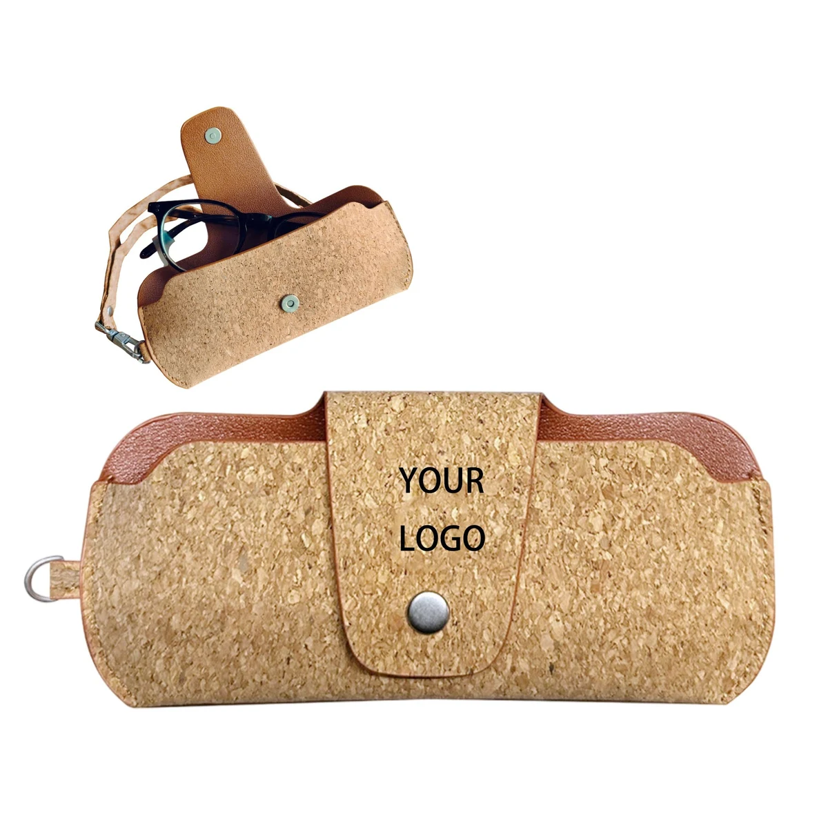 Cork Leather Eyeglasses Pouch 1