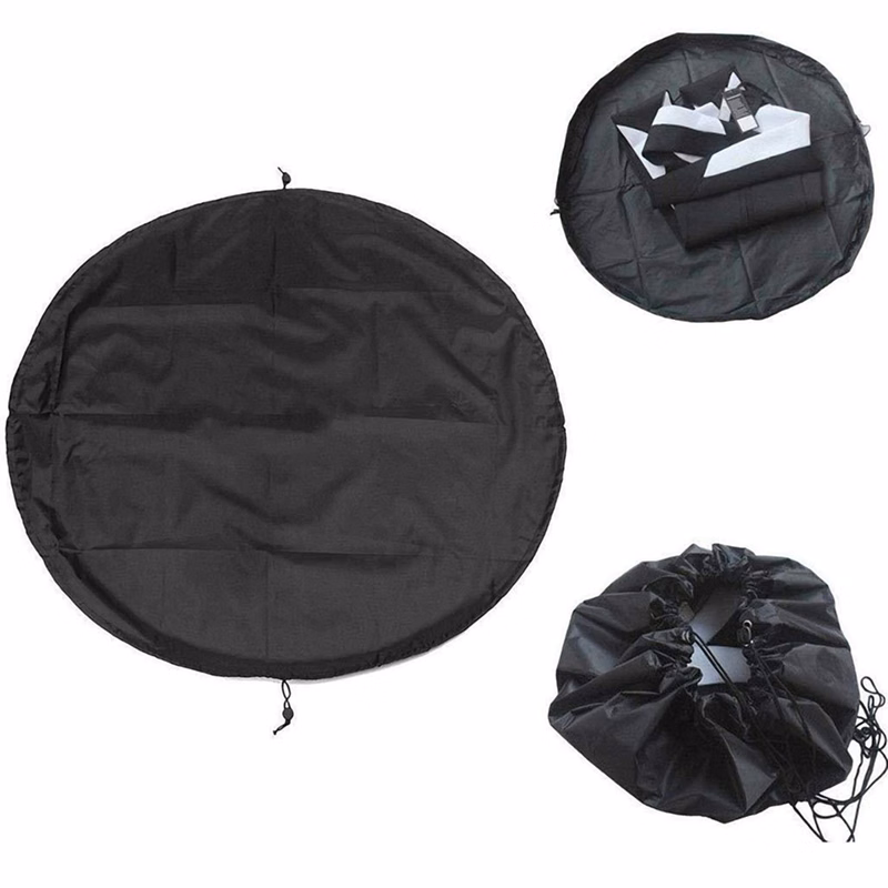 Drawstring Oxford Fabric Laundry Bag with Mesh