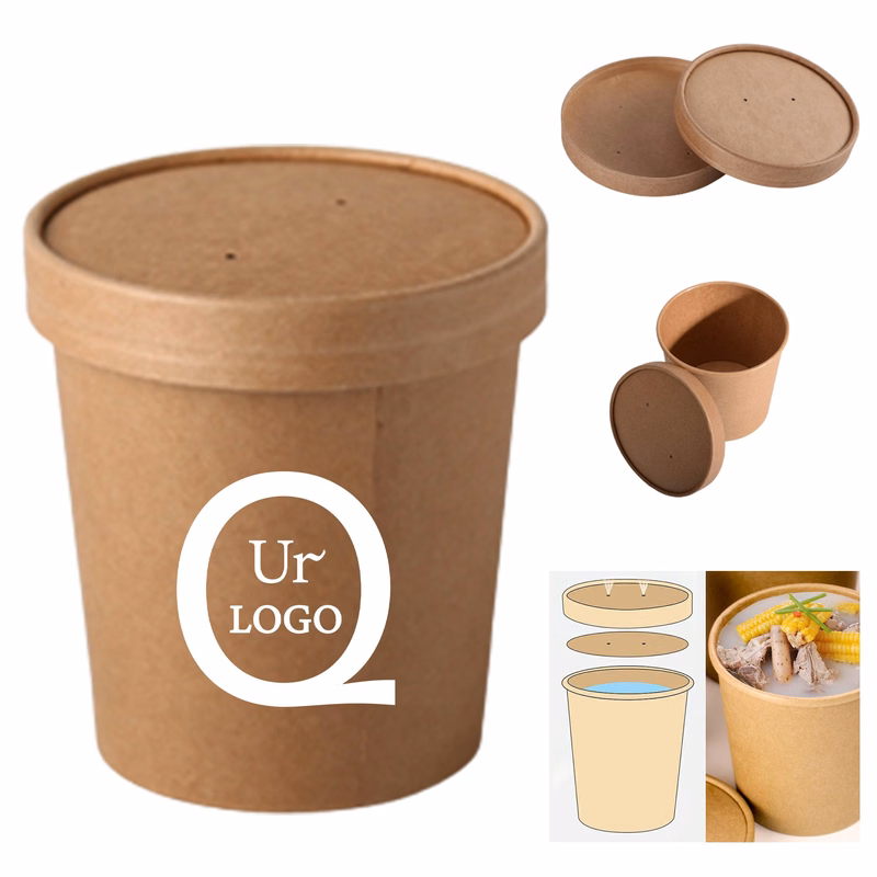 Kraft Paper Cups Bowls
