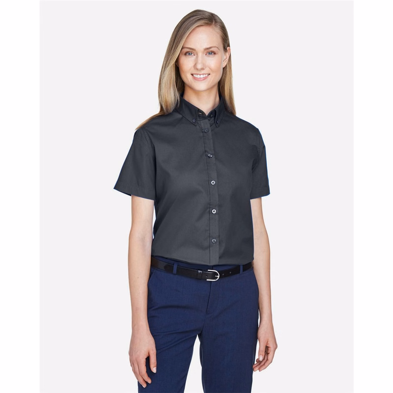 Women's Optimum Short Sleeve Twill Shirt - 78194