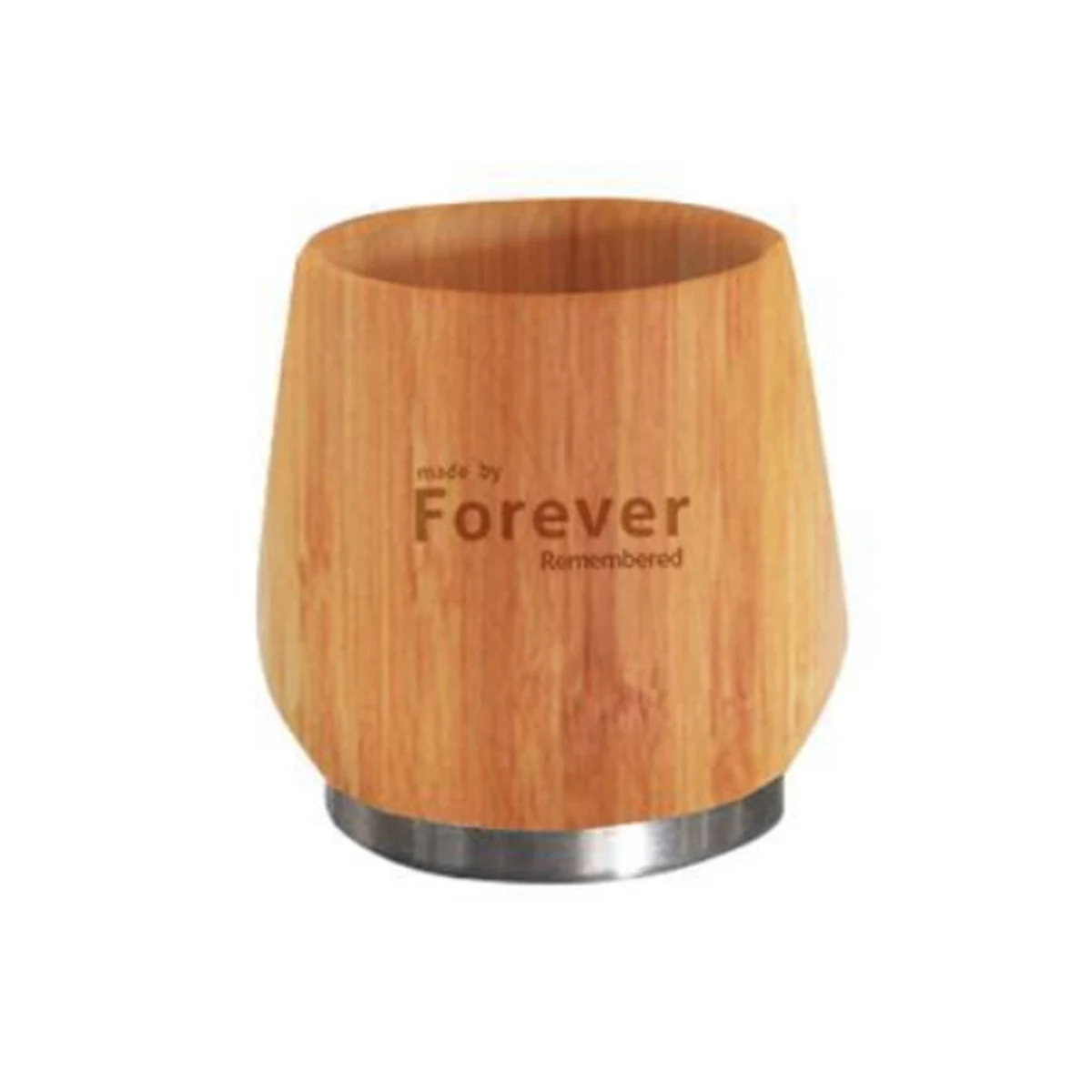 Bamboo Cover 8oz Coffee Cup Tea Tumbler 1