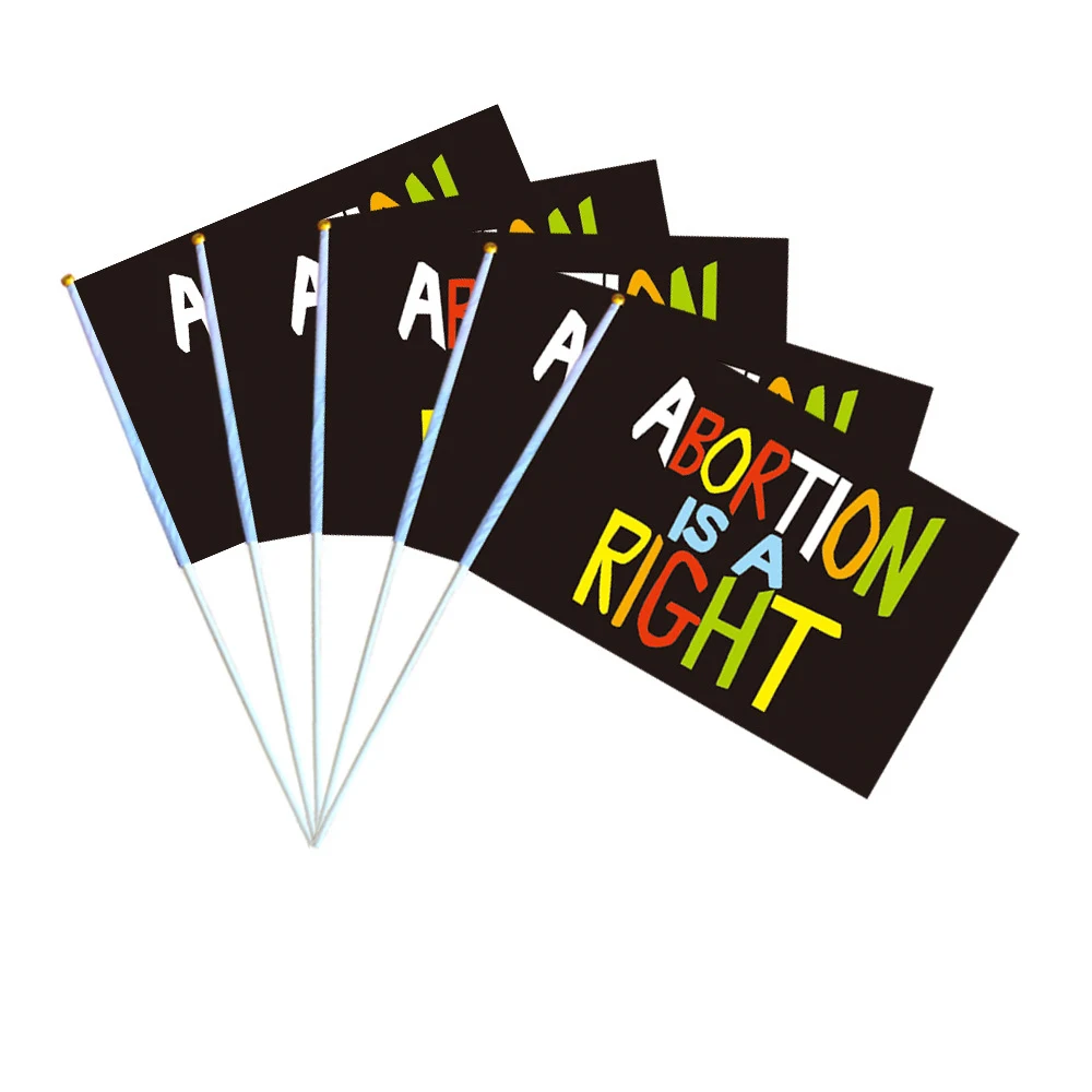 14x21CM Abortion Law Feminism Hand Signal Flag 1