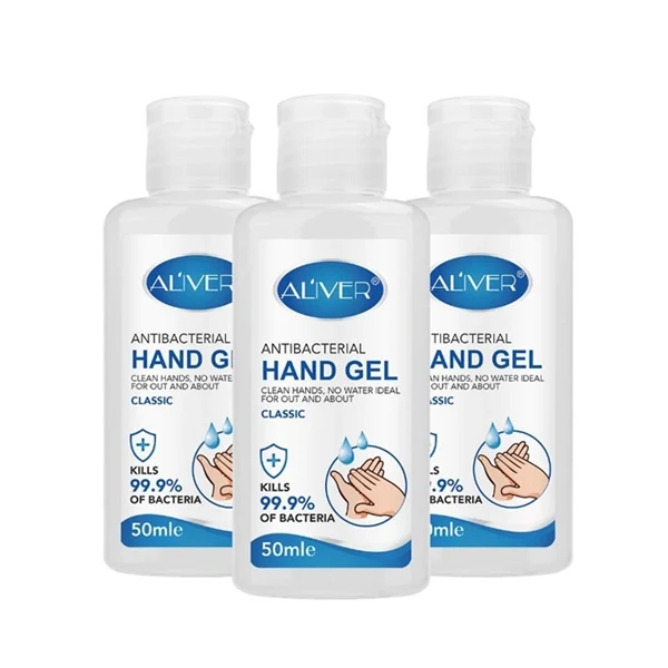 Small Bottle 50ml Rinse-Free Hand Sanitizer Gel 1