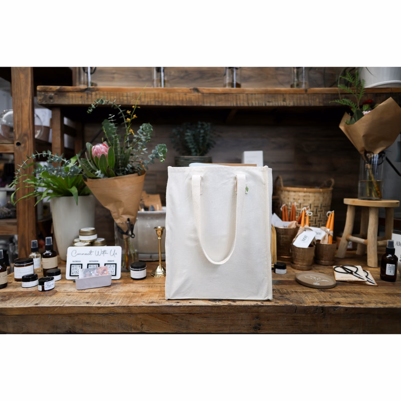 Recycled Cotton Market Tote Bag - AWARE™